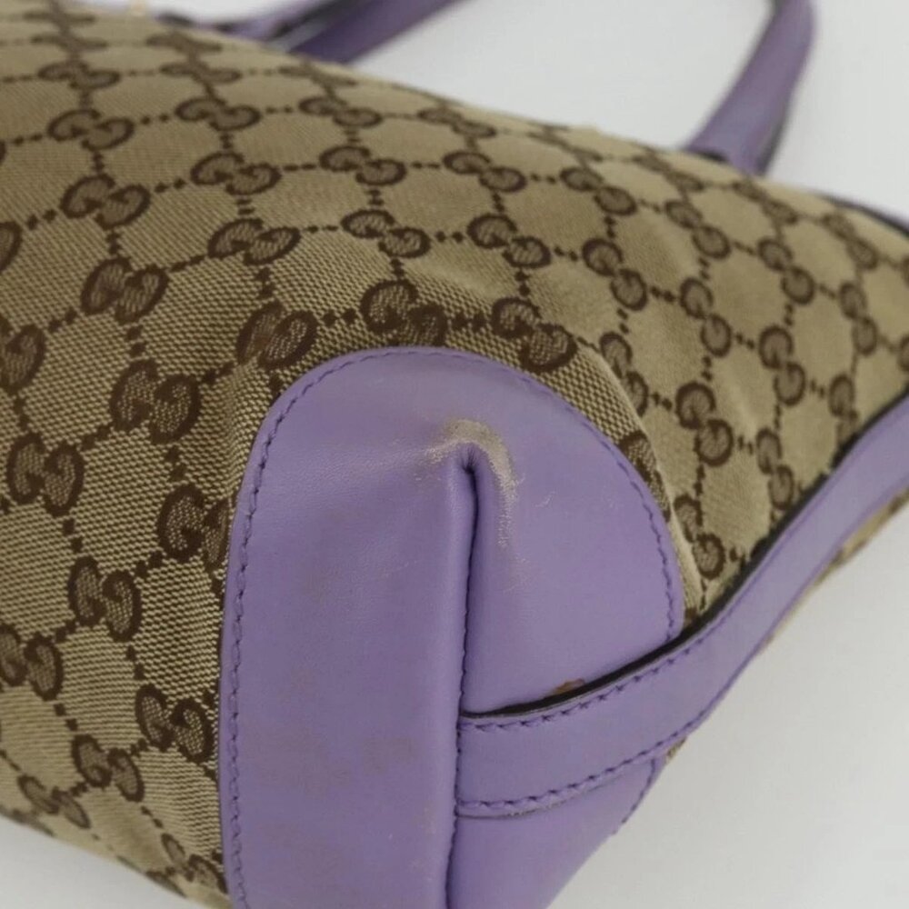 GUCCI GG Canvas Tote Bag Beige Gold 269878 Auth ka541 - Picture 11 of 16